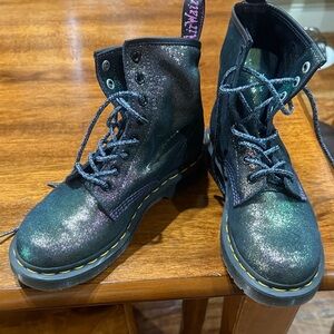 Dr. Martens Iridescent Combat Boots